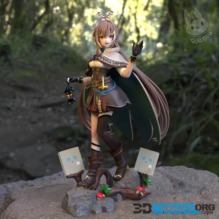 Remy Sculpts - Nanashi Mumei - Hololive – Printable