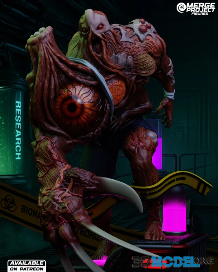 Merge Project Figures - Willian Birking - Resident Evil 2 – Printable