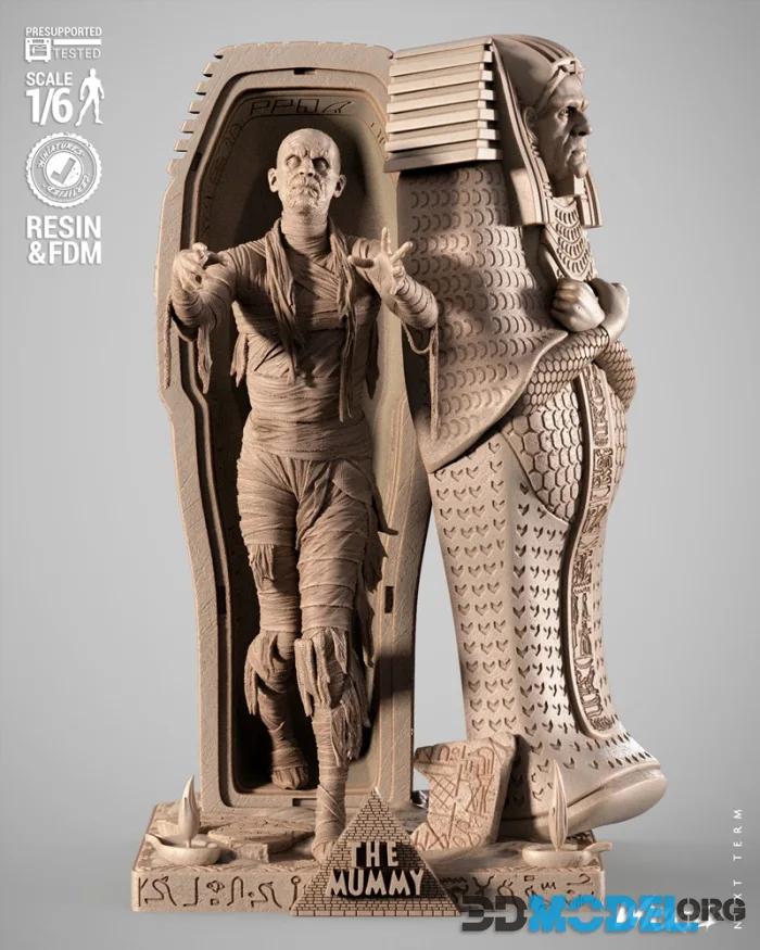 Wicked - The Mummy Sculpture – Printable
