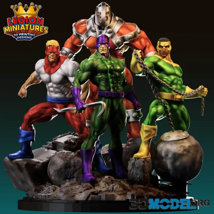 Marvel Crisis Protocol - Wrecking Crew – Printable