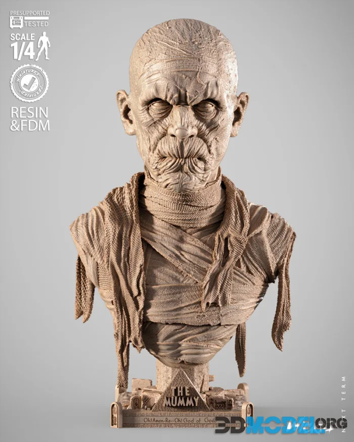 Wicked - The Mummy Portrait Bust – Printable