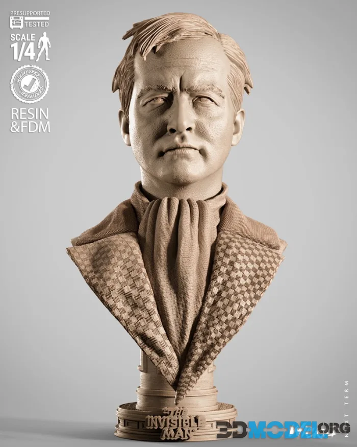 WICKED - Invisible Man Bust Portrait – Printable