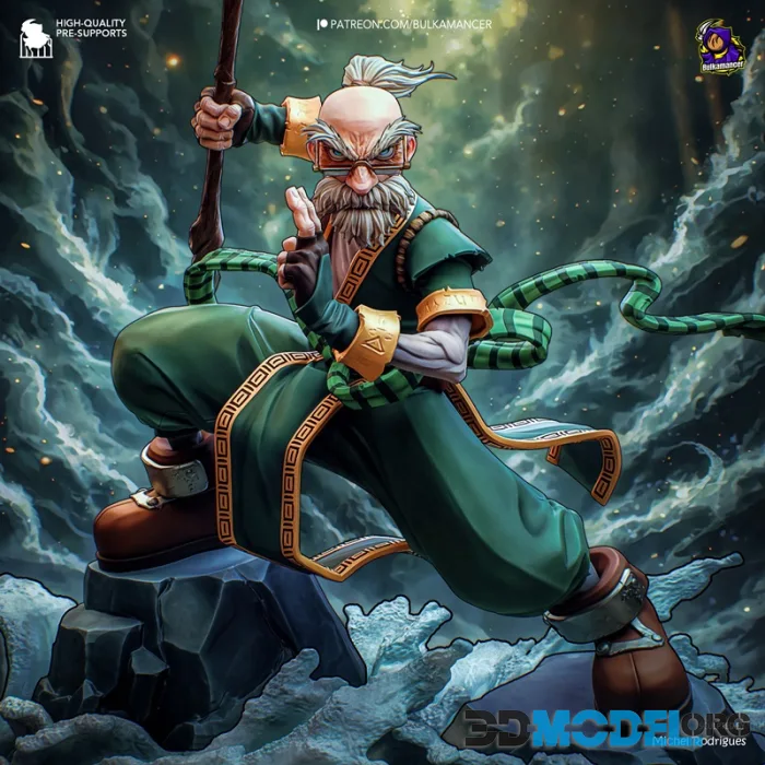 Bulkamancer Sculpts - Battle Chasers - Knolan – Printable