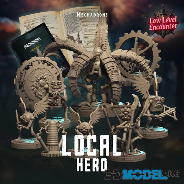 Low Level Encounter - Mechadrons July 2025 – Printable