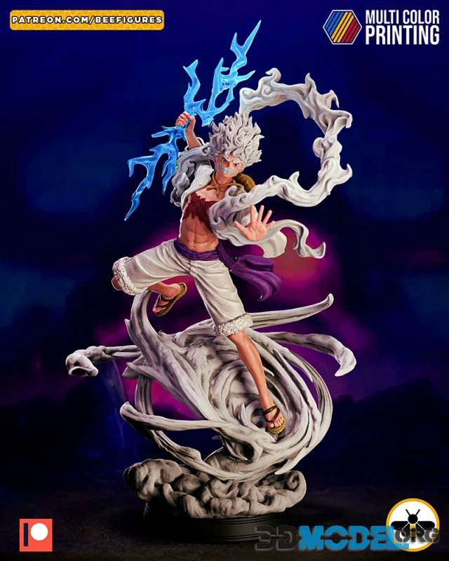 Bee Figures - Luffy Gear 5 – Printable