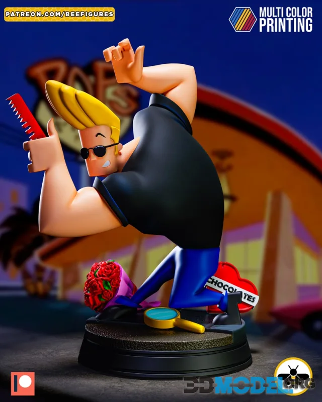 Bee Figures - Johnny Bravo – Printable