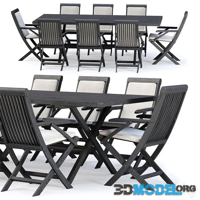 Alesso outdoor furniture set v04 Garden furniture set
