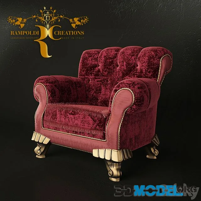 Armchair RAMPOLDI, Infinity Flair Collection