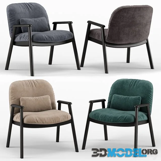 Baltimora velvet armchair - Calligaris