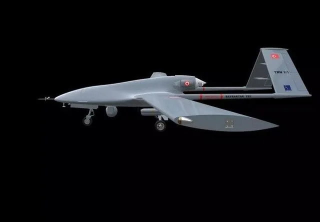 Bayraktar TB2 UAV Low-poly (PBR)