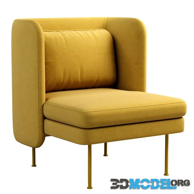 Bloke Velvet Lounge Chair