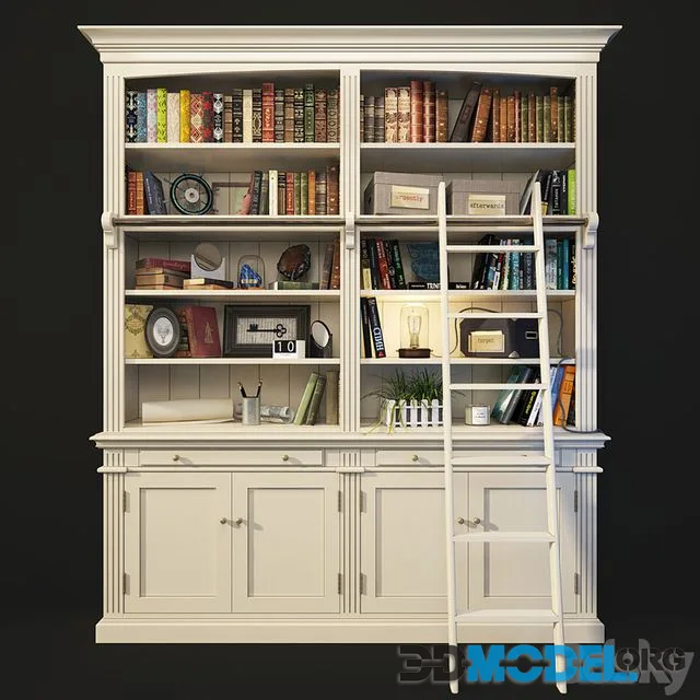 Bookcase, library Amandine. Maisons du monde