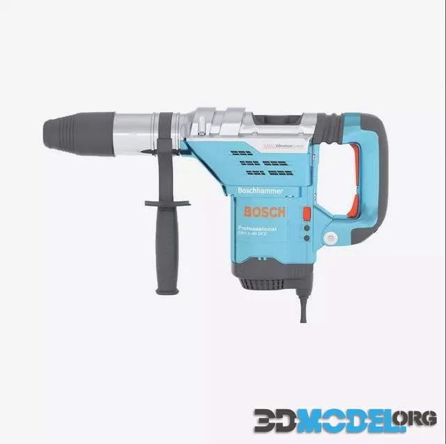 Bosch Professional GBH 5-40 DCE hammer drill Low-poly (PBR)