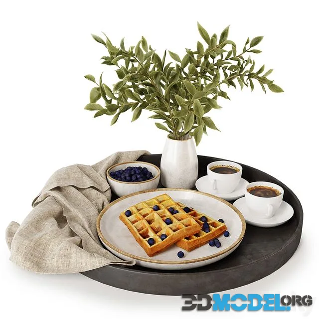 Breakfast on a tray w004