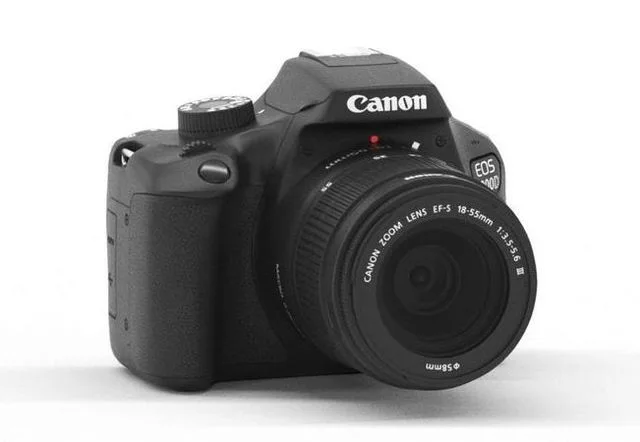 Canon EOS 4000D Low-poly (PBR)