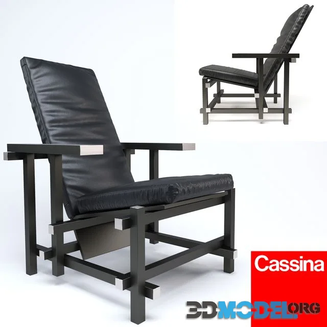 CASSINA 635 BLACK armchair