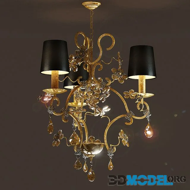 Chandelier Masiero FIORE DI FOGLIA 7200 3