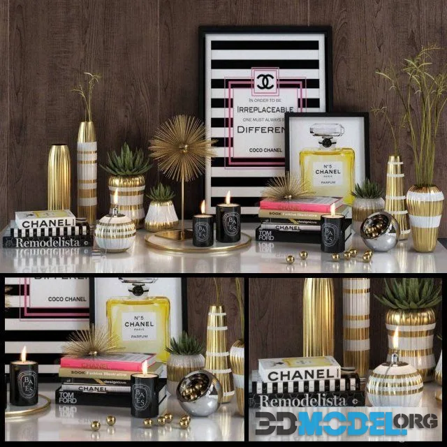 Chanel decorative set