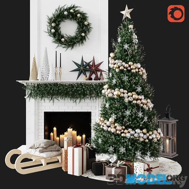 Christmas Decorative set sk_1 (Corona)