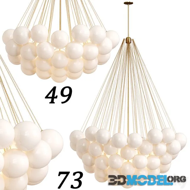 Cloud Chandelier Set 1 By Apparatusstudio
