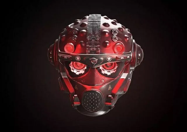 CYBERHEAD space helmet in fortnite Low-poly (PBR)