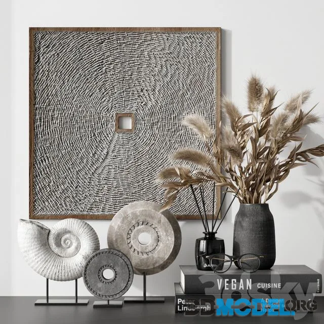 Decor Set 004 with VEGAN cuisine book