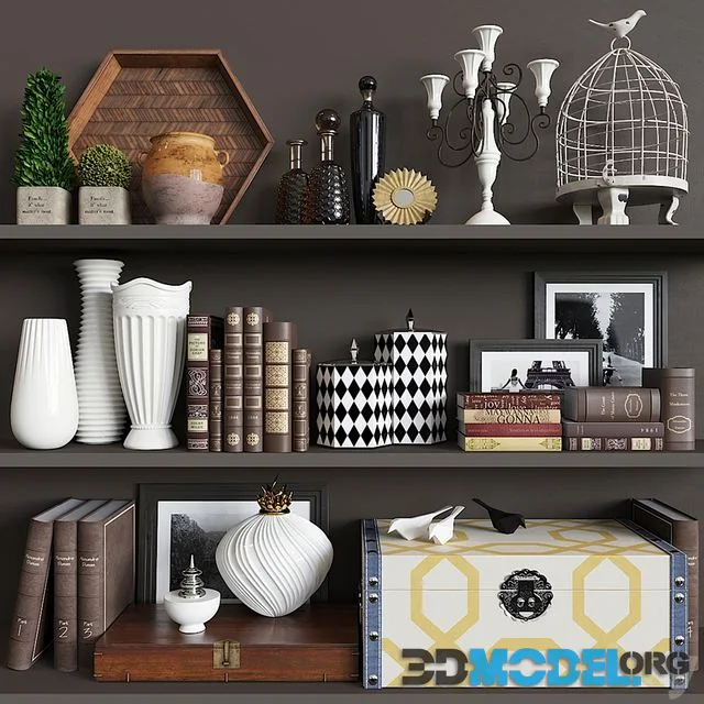 3D Model – Decor set Sk 1