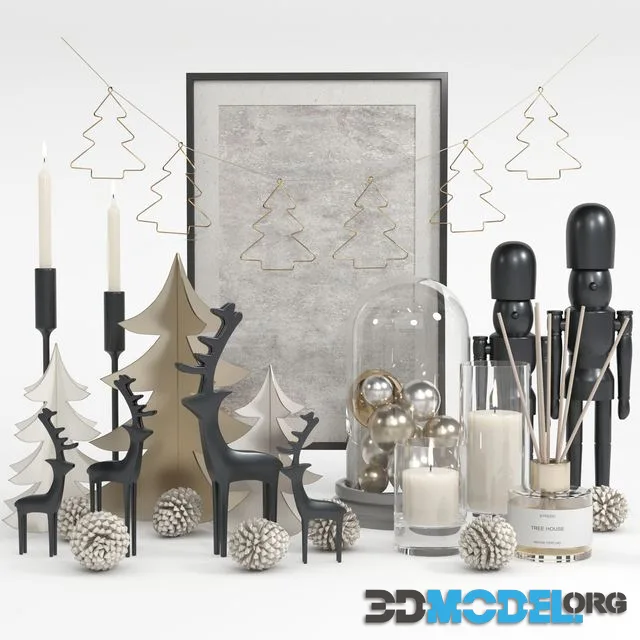 Decorative set 04 - Christmas Decoration