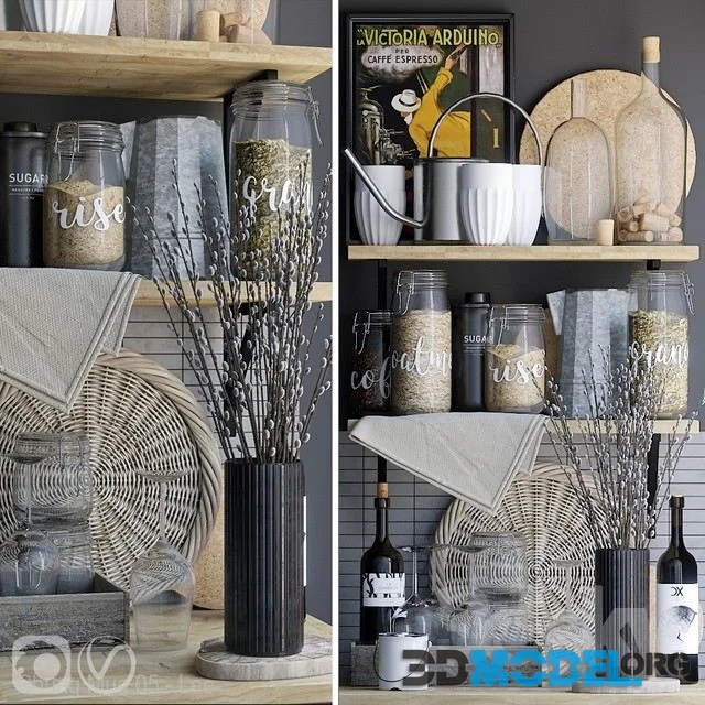 Decorative set for the kitchen 5