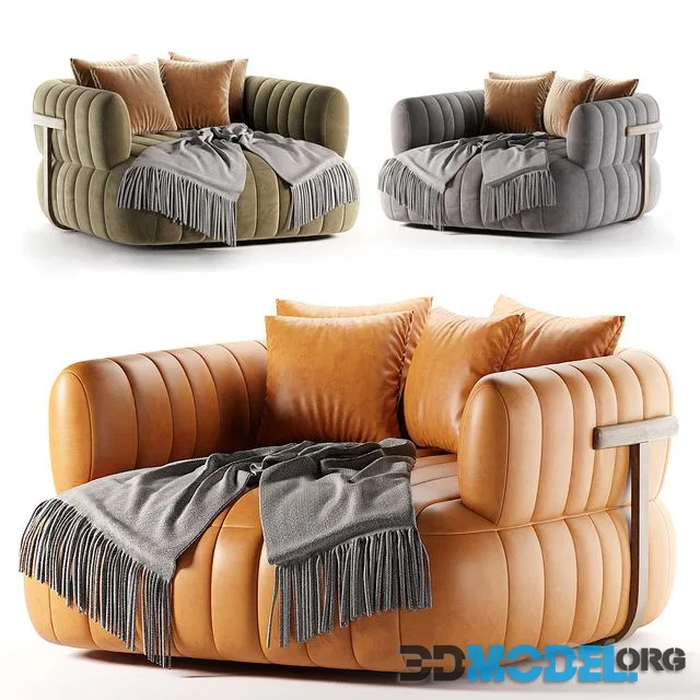 Doss Media Lounger - Palermo Cognac