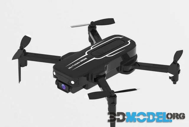 Drone with Camera for Adults Kids Low-poly (PBR)