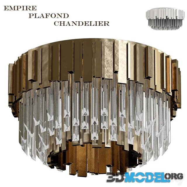 Empire Plafond chandelier2