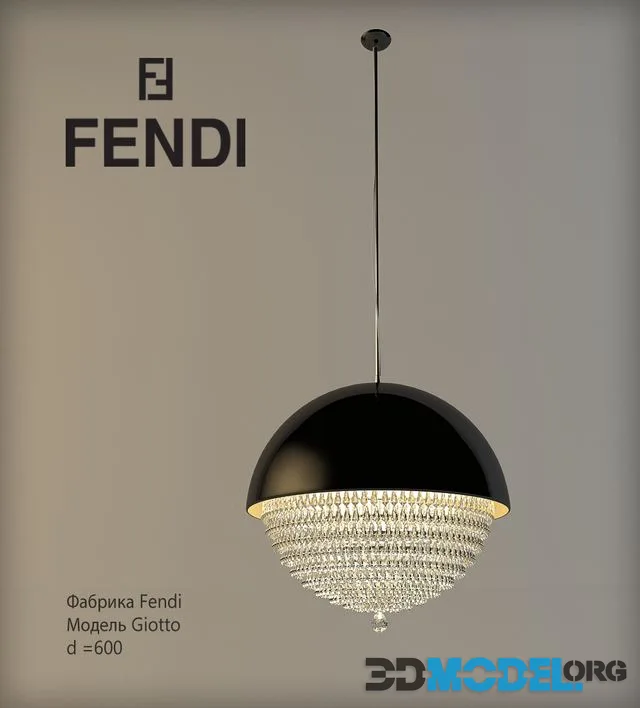 Fendi Giotto, chandelier, ceiling, light