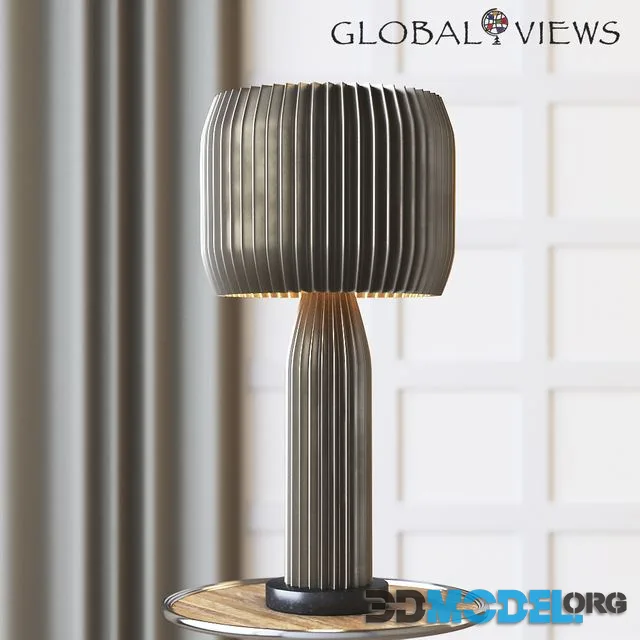 Global Views Crimp Table Lamp