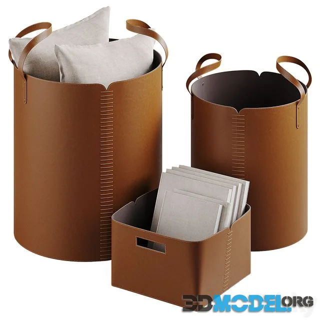 Hardy Leather Basket Collection