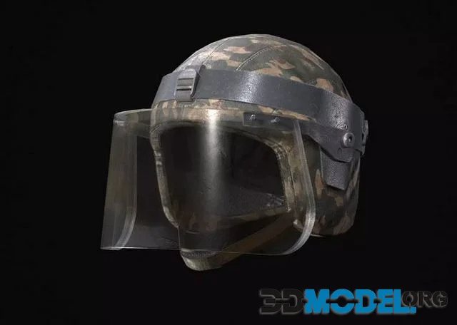 Helmet Kiver-M LP Low-poly (PBR)