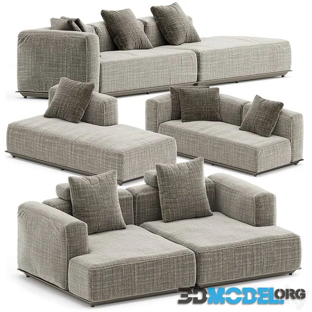 HYBRID OUTDOOR SOFA SET3 by B&B ITALIA