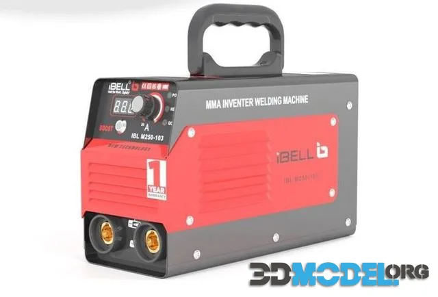 iBELL Inverter ARC Welding Machine Low-poly (PBR)