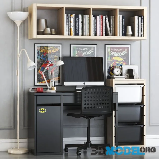 IKEA MICKE student workplace set