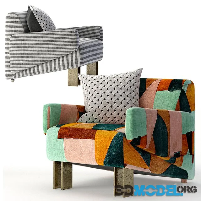 Kelly Wearstler Zephyr Club Chair