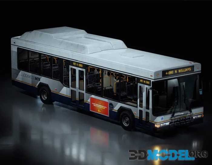 KitBash3D - City Bus