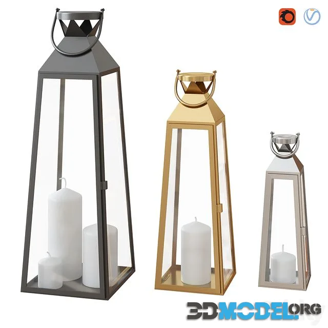 Lantern Crete Stainless