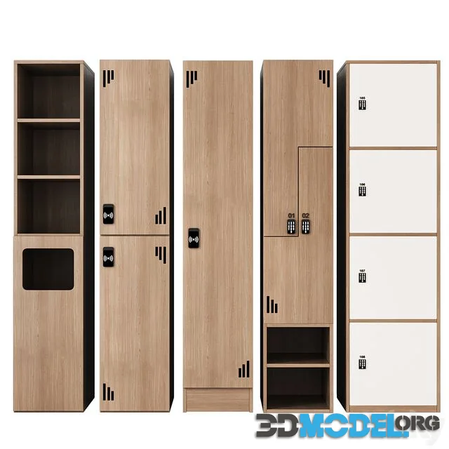 Locker room lockers 006