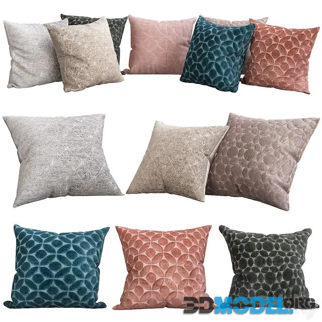 Loloi Solid Geometric Throw Pillow