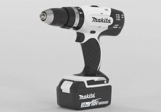 Makita DHP453RFEW Cordless Hammer Drill Low-poly (PBR)