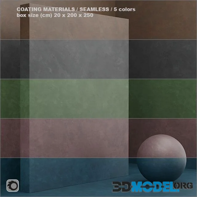 Material (seamless) - coating, plaster set 32