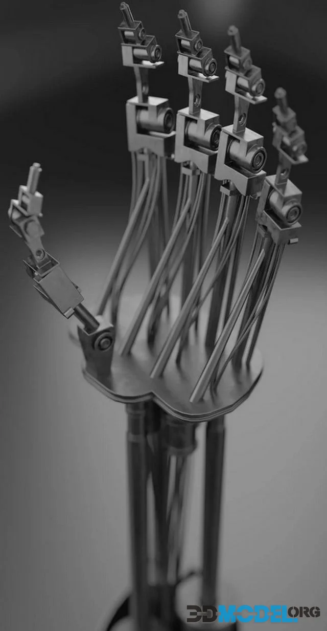 Mechanical High Poly Hand (PBR)