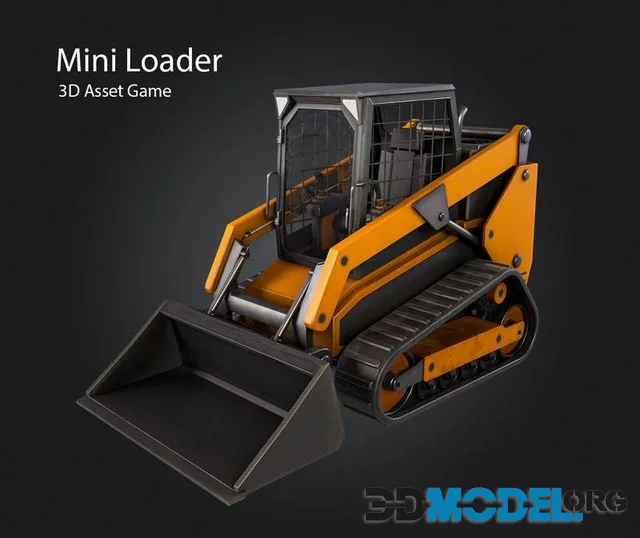 Mini Loader Low-poly (PBR)