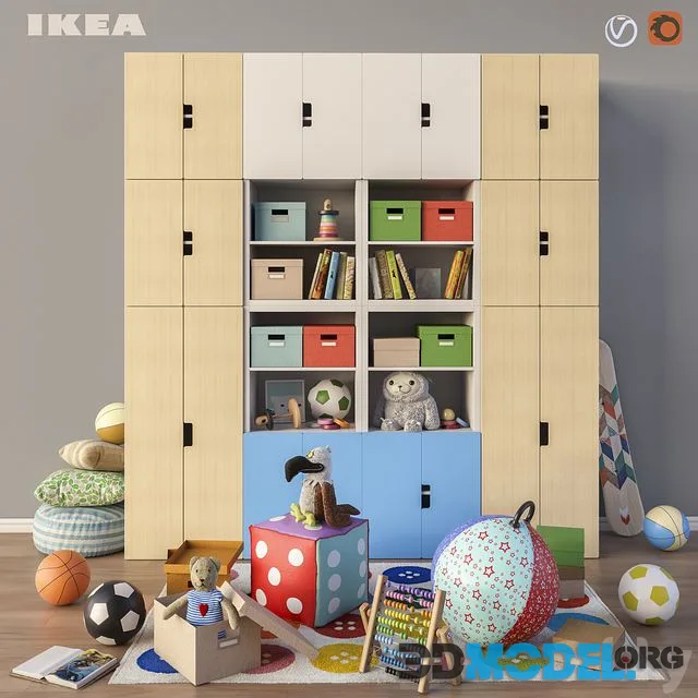 Modular furniture, accessories and toys IKEA set 3