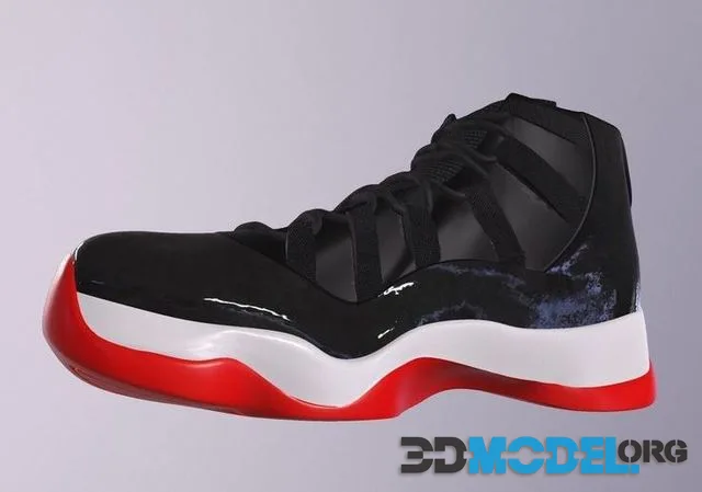 NIKE AIR JORDAN 11 SHOES PBR Low-poly (PBR)